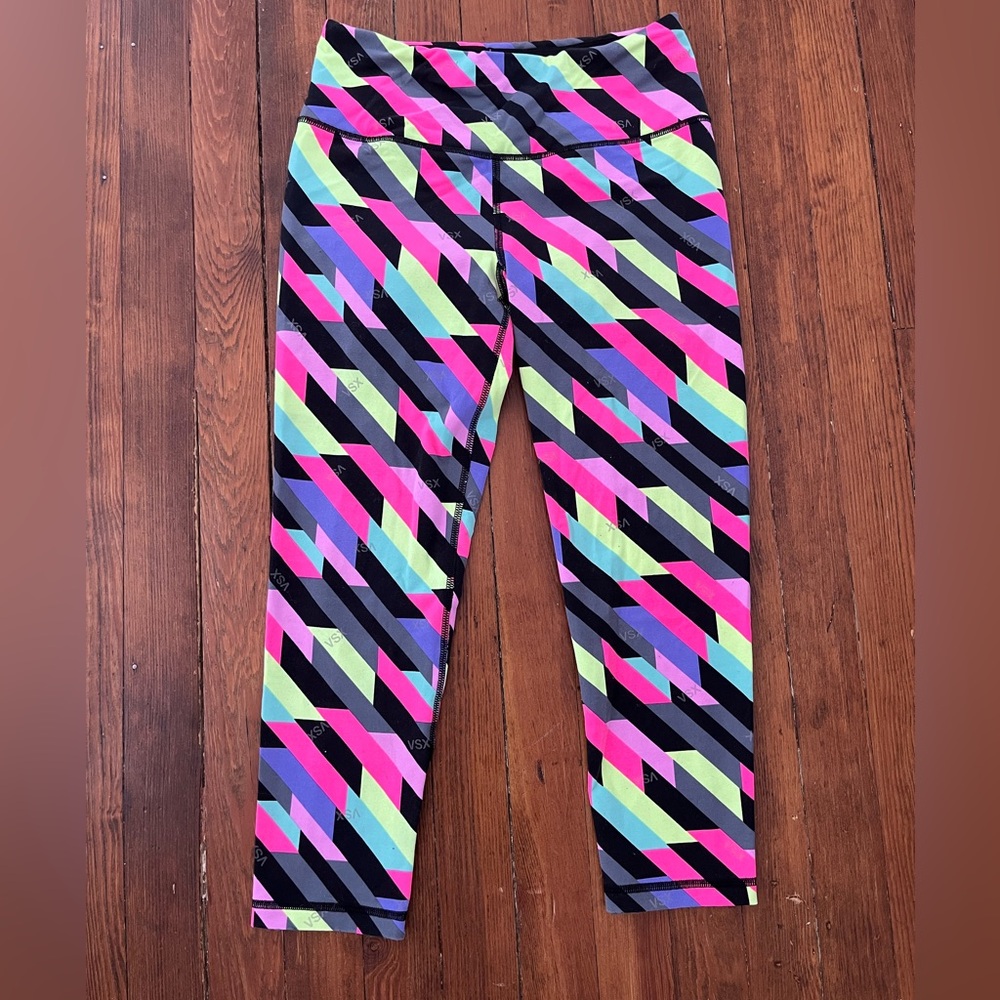 VSX Victoria’s Secret sport size small multi-colored capri work out pants